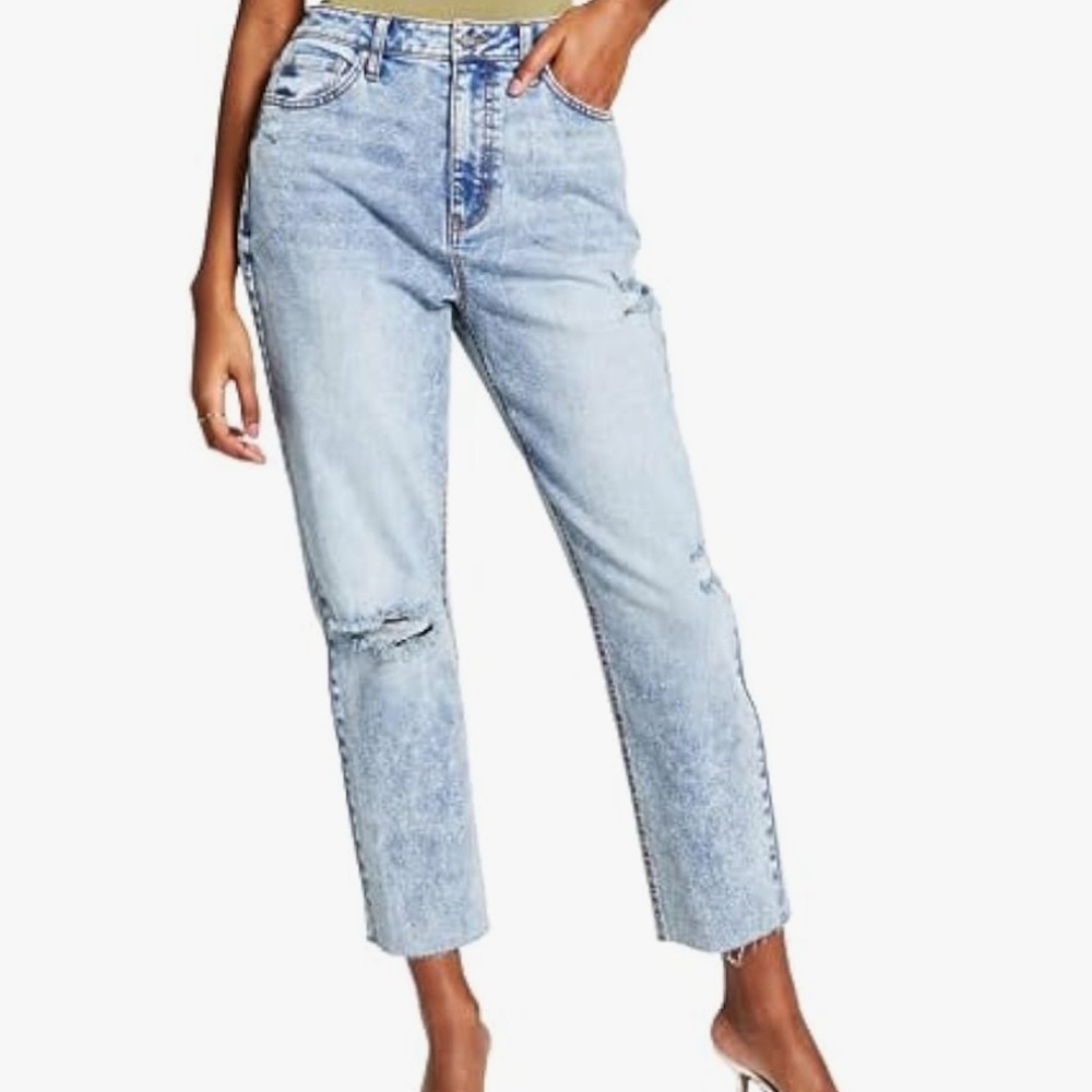 And Now This High Rise Mom Jeans
